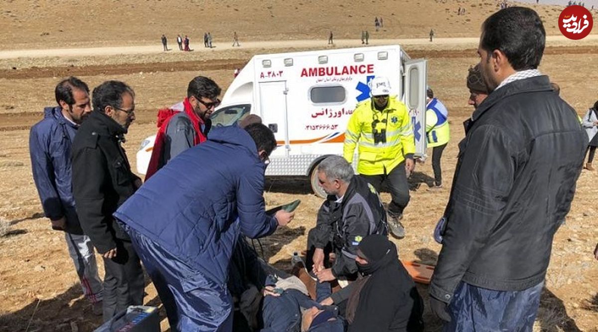 انتقال اجساد سقوط هواپیما در 30 - درجه