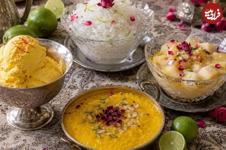 ۵ خوراکی‌ خنک و شیرین تابستانی ایران + روش تهیه