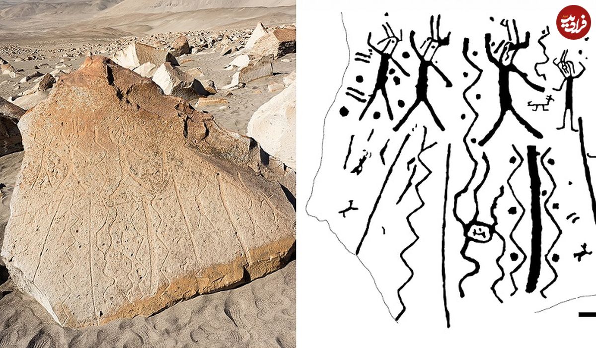 حکاکی‌هایی 2 هزار ساله که «موسیقی و روانگردان» را نشان می‌دهند!