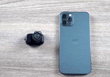 (عکس) کوچکترین و سبک‌ترین دوربین عکاسی جهان؛ فقط ۱۷ گرم