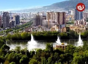 عکس| سفر زمان؛ منظرۀ شهر «تبریز» از بالا؛ 130 سال قبل
