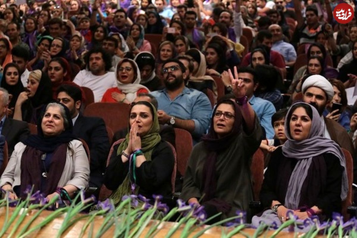 تصاویر/ همایش هنرمندان حامی روحانی در شیراز