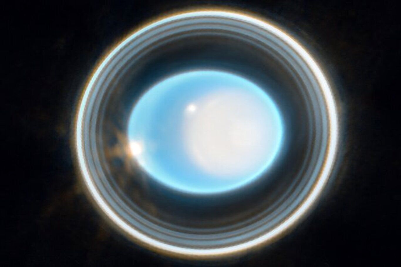 عکس جدید «تلسکوپ فضایی جیمز وب» از شگفتی‌های اورانوس