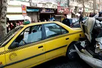 تصاویر/ برخورد اتوبوس با عابران پیاده در کرج