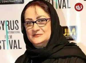 عکس| سفر زمان؛ «مریم امیر جلالی» بعد از گرفتن جایزه در جشن حافظ؛ سال 88