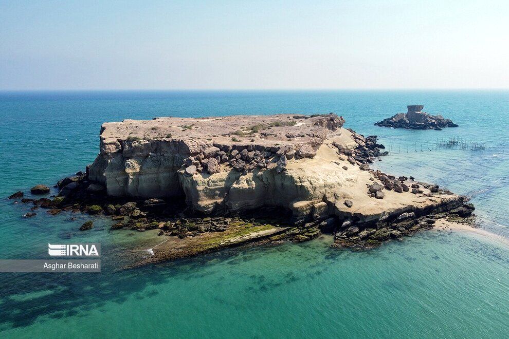 (تصاویر) جزایر ناز؛ یکی از عجایب هفتگانه قشم