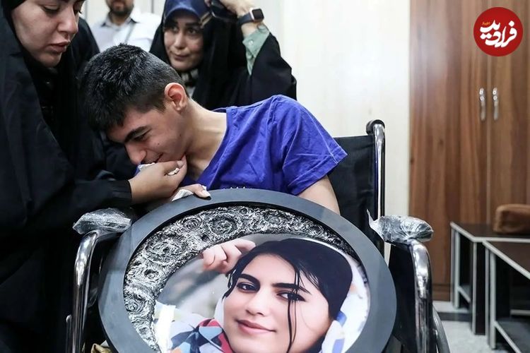 تصاویر؛ برادر معلول الهه حسین‌نژاد در دادگاه