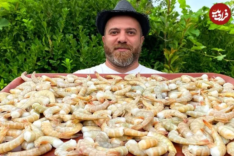 ببینید| غذای روستایی در آذربایجان؛ پخت یک غذای متفاوت با میگو ببری