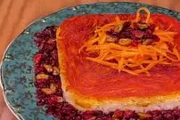 طرز تهیه ته چین هویج پلو