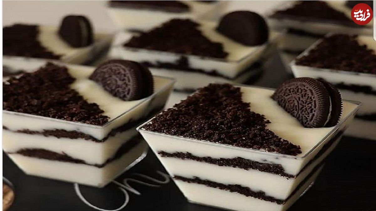 طرز تهیه دسر اوریو؛ بمب بیسکوئیتی!
