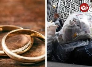(عکس) کشف یک حلقه طلا در دل ۲۰ تُن زباله