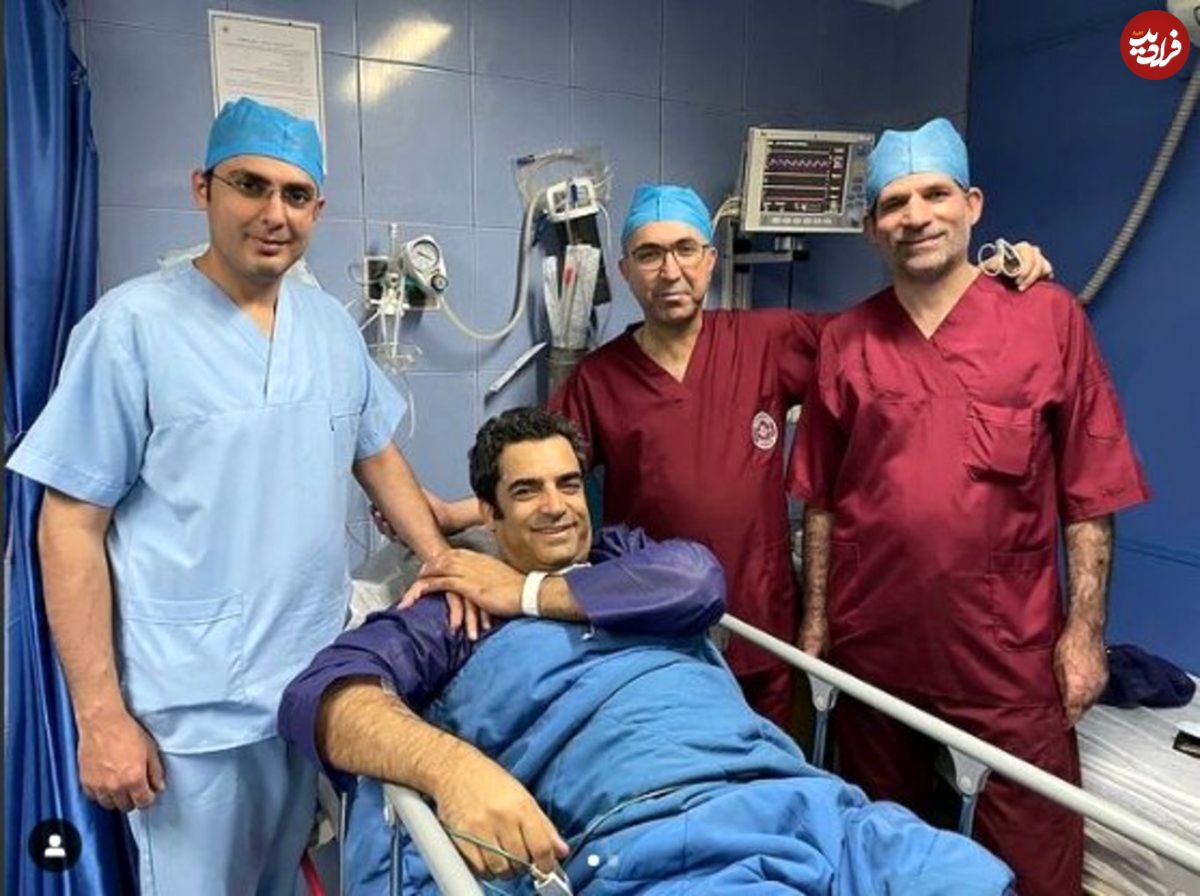 عکس/ منوچهر هادی، در بیمارستان بستری شد