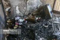 (تصاویر) انفجار مرکز گاز سیلندر مایع (LPG) در همدان