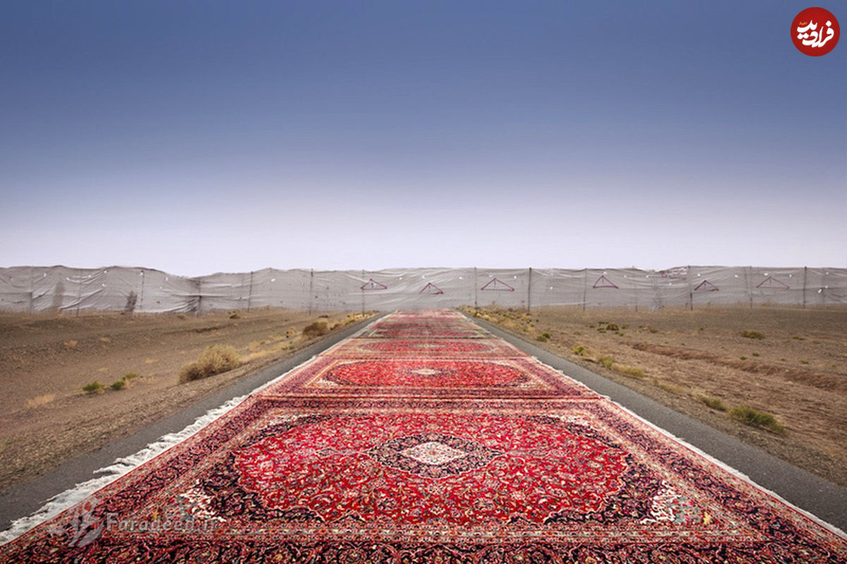 تصاویر/ تجربه متفاوت عکاس ایرانی با فرش