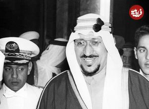 عکس؛ سفر در زمان؛ استقبال «پادشاه دوم عربستان از آخرین پادشاه عراق»؛ سال 1336