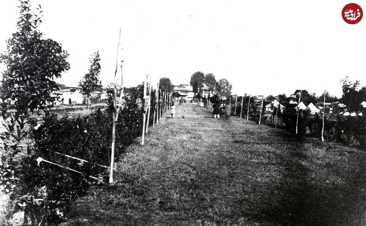 عکس| سفر به تاریخ؛ عکس یادگاری «دیوهای شهر ساری» در زمان قاجار