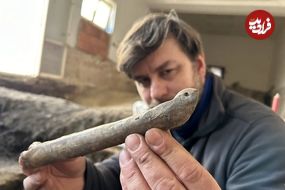 (تصاویر) کشف یک «اسکیت» هزار ساله از جنس استخوان