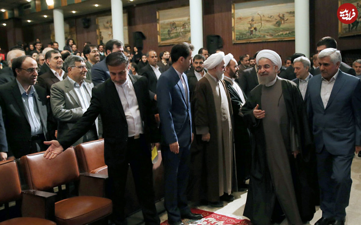 تصاویر/ روحانی در دانشگاه تهران
