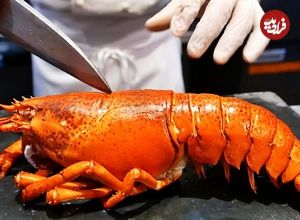 ببینید؛ غذای خیابانی در آمریکا؛ پخت غذا با خرچنگ در نیویورک