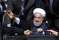تصاویر/ استقبال یزدی ها از روحانی