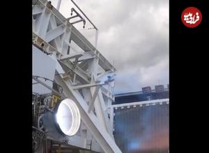 ( ویدیو) آزمایش موتور موشک AEON R 