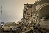 (ویدئو) لحظه هولناک ریزش ساختمان ۸ طبقه در پی وقوع زلزله در ترکیه