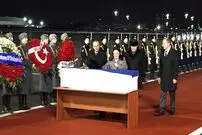 عکس/ بازگشت جنازه سفیر روسیه به مسکو