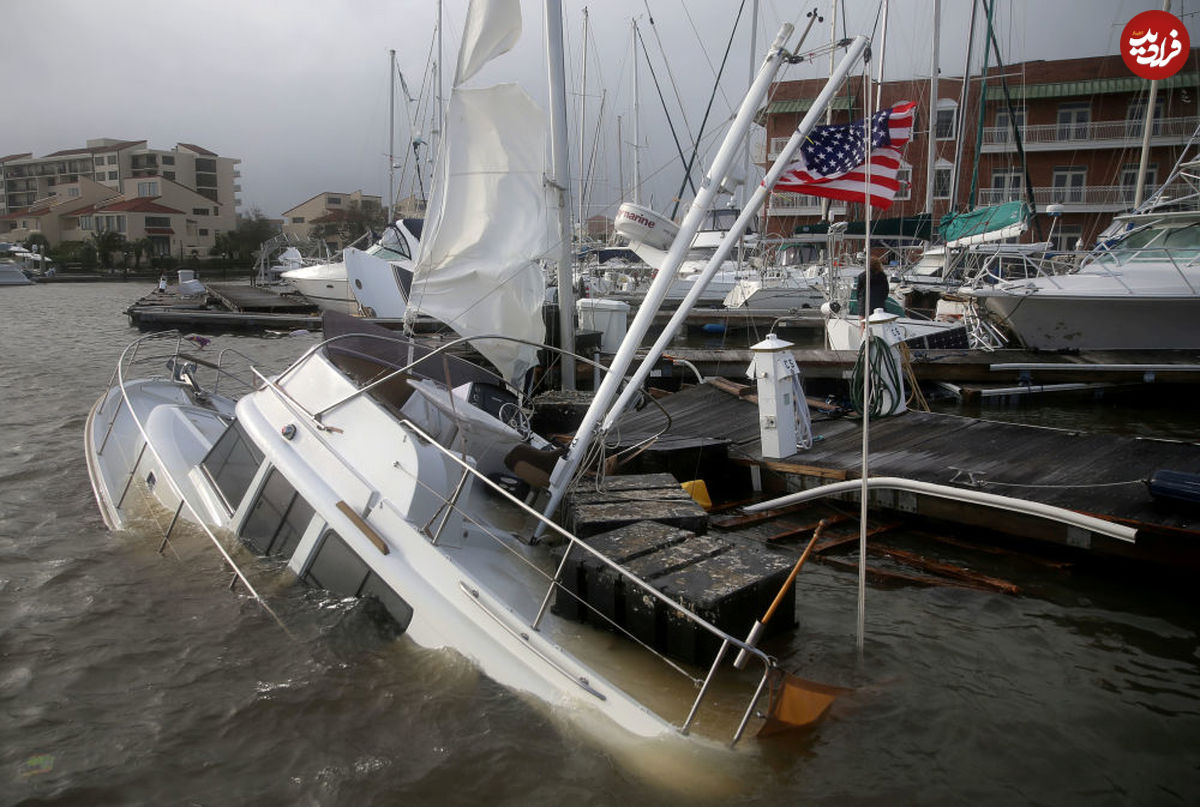 تصاویر/ خرابی‌های "طوفان سالی" در آمریکا
