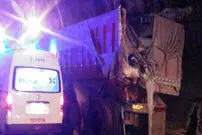 تصاویر/ 10 مجروح در پی تصادف در جاده تبریز