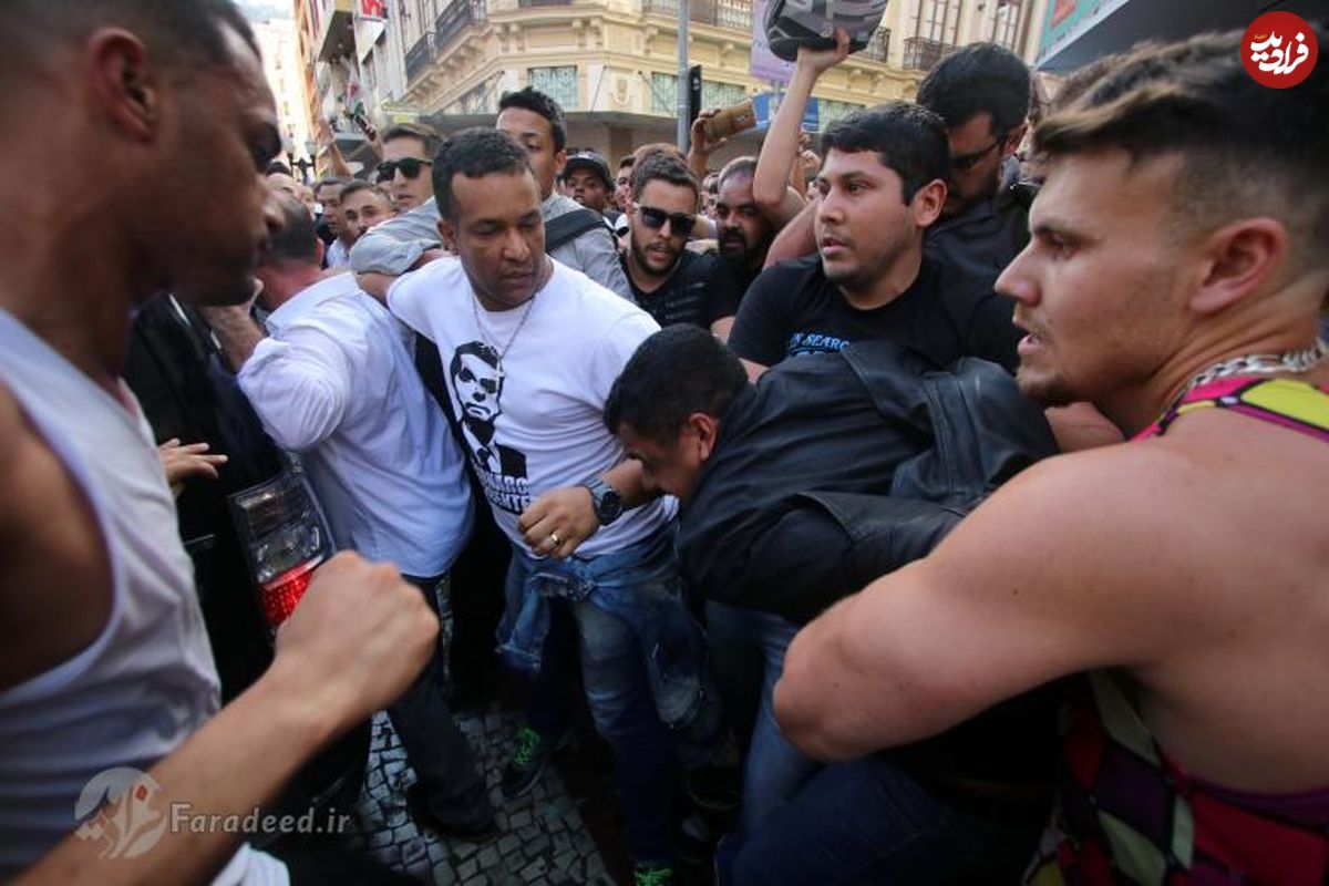 تصاویر/ زخمی شدن کاندیدای ریاست جمهوری برزیل