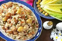 طرز تهیه سنگ سیر کردی؛ پلوی خوشمزه کُردی