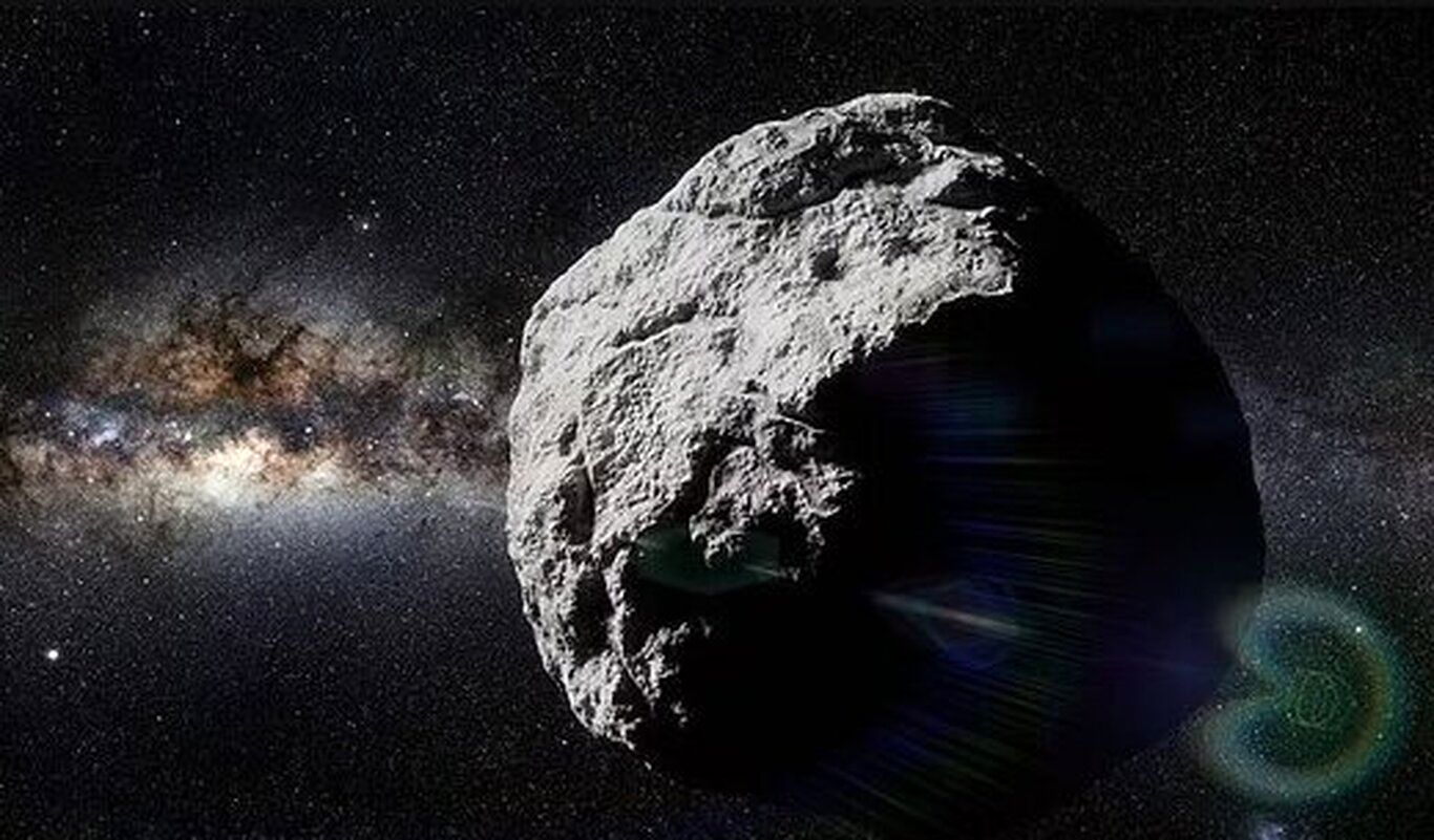 (عکس) پیدا شدن یک سیارک عجیب و غریب در آسمان