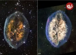 عکس «جیمز وب» از یک جمجمه‌ نمایان در فضا!