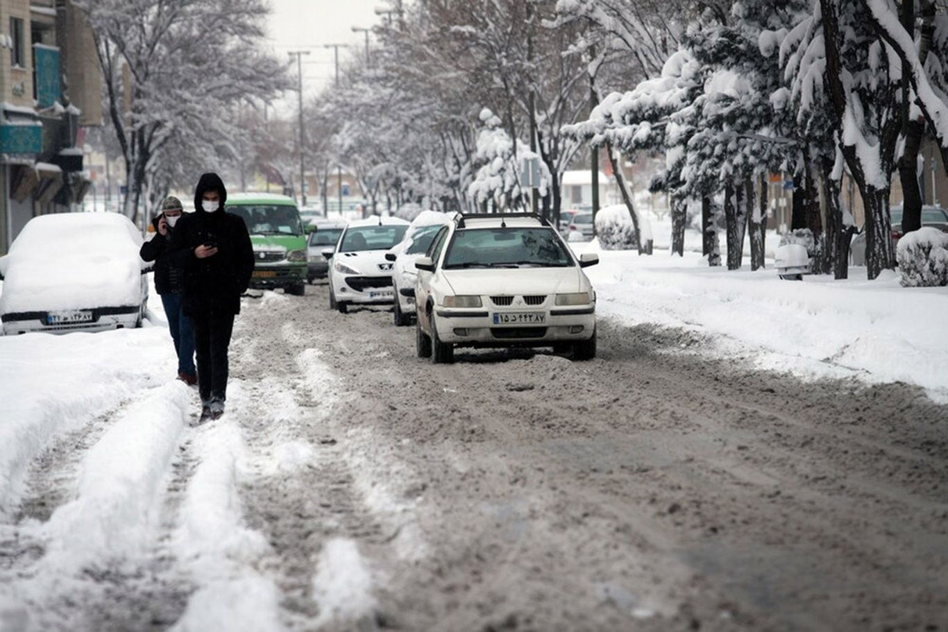 کولاک و کاهش دما در تهران