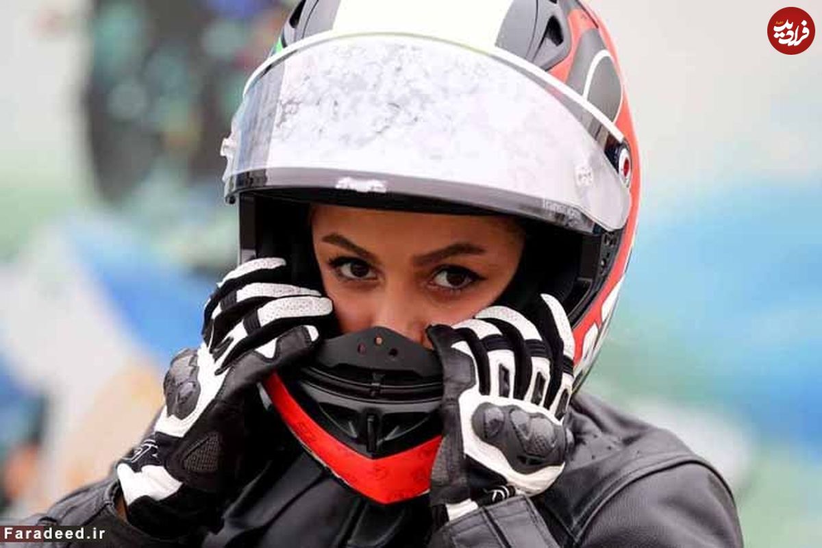 تصاویر/ ناگفته هایی از زندگی بهترین دختر موتورسوار ایران