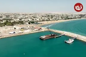 عکس| سفر به ایران قدیم؛ چشم‌اندازی از «بندر لنگه» در دوران قاجار