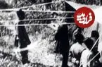 عکس| سفر زمان؛ درباریان در اطراف خیمۀ ناصرالدین شاه در منطقۀ شهرستانک
