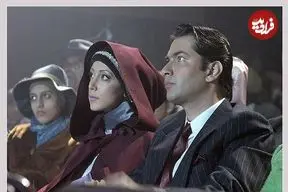 عکس| سفر در زمان؛ «سحر جعفری جوزانی و ارسلان قاسمى» در پشت صحنه «در چشم باد»؛ سال 82