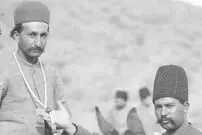 عکس| سفر زمان؛ تصویری از کدخدای خرسوار در اردوی ناصرالدین شاه