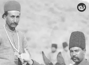 عکس| سفر زمان؛ تصویری از کدخدای خرسوار در اردوی ناصرالدین شاه