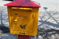 (عکس) نمایی جالب از صندوق پست در تهران قدیم