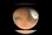 ببینید| پرواز بر فراز قطب شمال مریخ