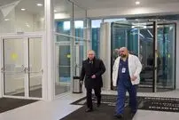 تصاویر/ بازدید پوتین از بیمارستان مبتلایان به کرونا در مسکو
