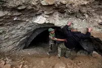 تصاویر/ کشف پادگان زیرزمینی داعش در موصل