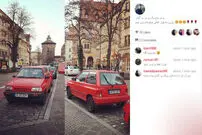 عکس/ پراید ایرانی در معابر کشور آلمان
