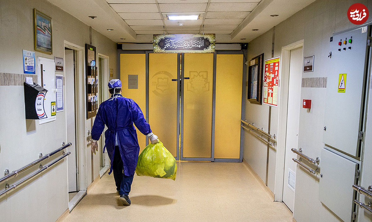 تصاویر/ بخش ویژه "بیماران کرونا" در بیمارستان بقیه الله