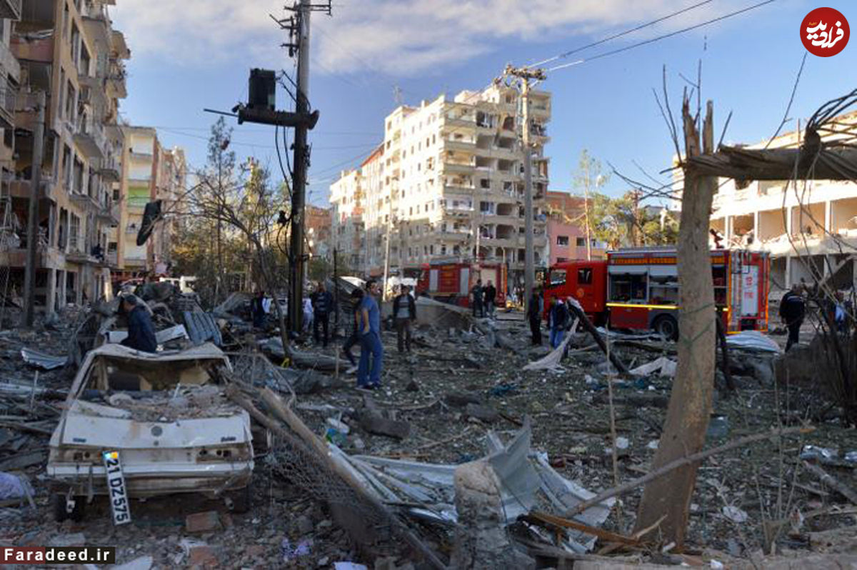 تصاویر/ انفجار تروریستی داعش در دیاربکر