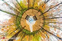 (تصاویر) زیبایی پاییز در نگاه دوربین ۳۶۰ درجه