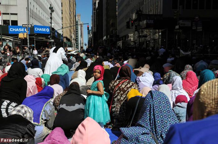 تصاویر/ راهپیمایی روز مسلمان در نیویورک