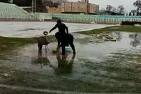 (ویدئو) تکنولوژی ملاقه، لگن و فرغون در لیگ دسته اول